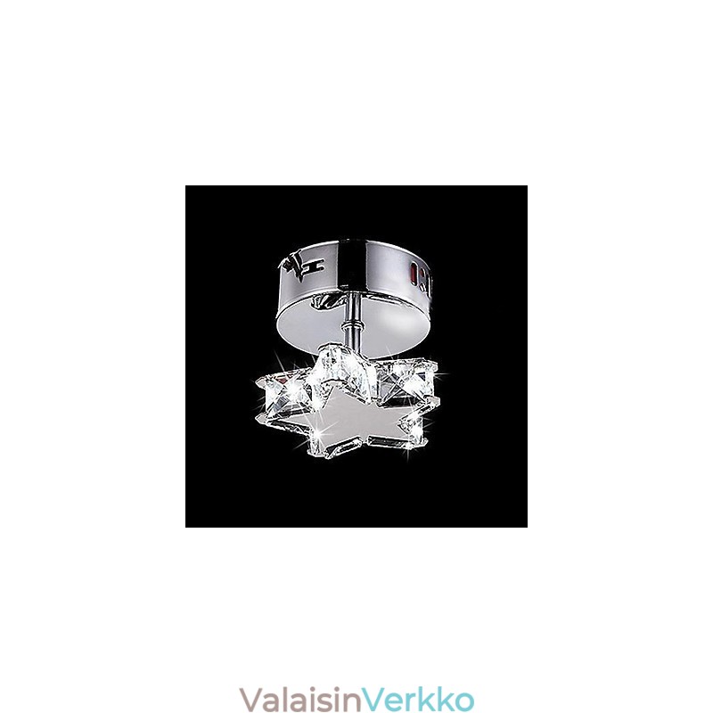Moderni nykyaikainen Crystal Metal Flush Mount