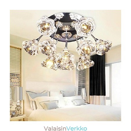 Moderni nykyaikainen Rustic Lodge kromimetallinen upotusteline