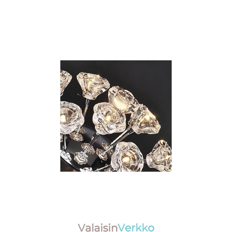 Moderni nykyaikainen Rustic Lodge kromimetallinen upotusteline