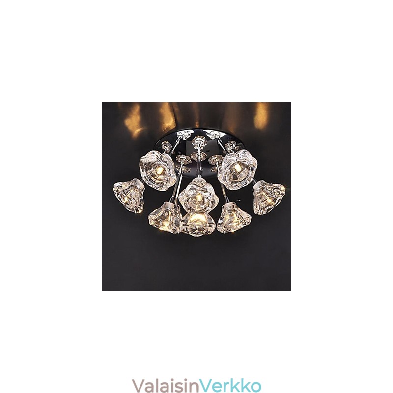 Moderni nykyaikainen Rustic Lodge kromimetallinen upotusteline