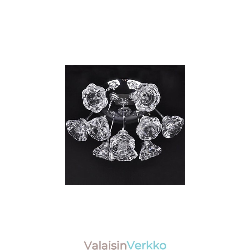 Moderni nykyaikainen Rustic Lodge kromimetallinen upotusteline