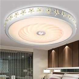 Moderni Contemporary Crystal Muut Metal Flush Mount