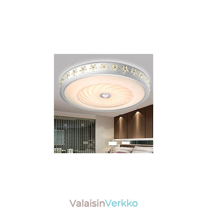Moderni Contemporary Crystal Muut Metal Flush Mount