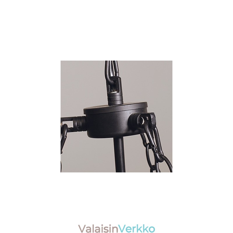 Perinteinen klassinen vintage minityylinen galvanoitu kattokruunu