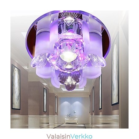 Moderni nykyaikainen Crystal Metal Flush Mount Moderni nykyaikainen Crystal Metal Flush Mount