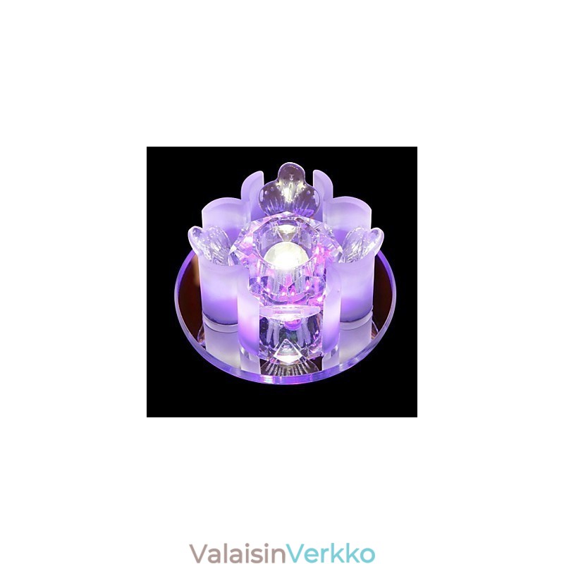 Moderni nykyaikainen Crystal Metal Flush Mount