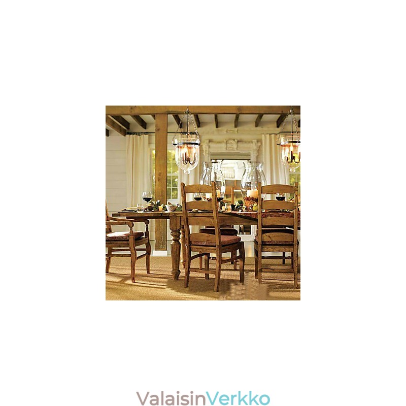 Perinteinen klassinen vintage minityylinen galvanoitu kattokruunu