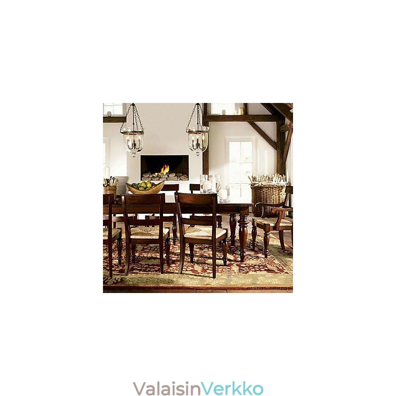 Perinteinen klassinen vintage minityylinen galvanoitu kattokruunu