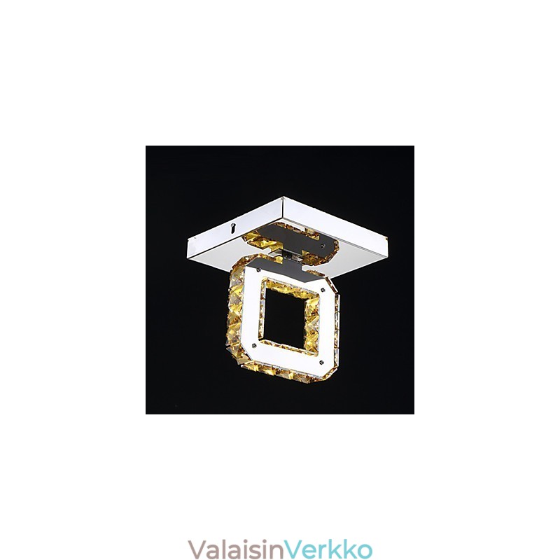 Moderni nykyaikainen Crystal Metal Flush Mount