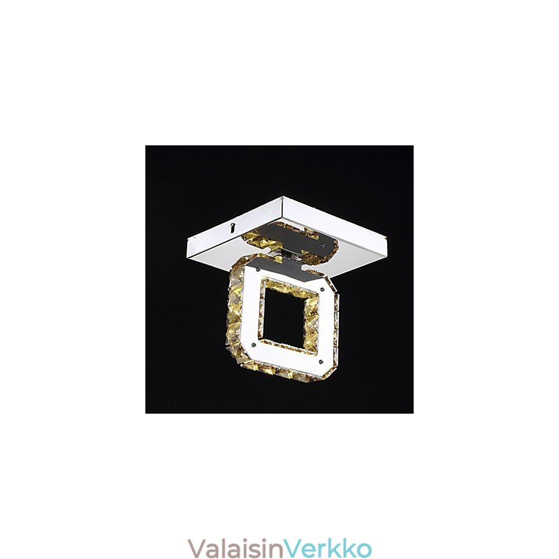 Moderni nykyaikainen Crystal Metal Flush Mount