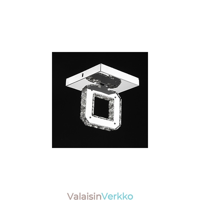 Moderni nykyaikainen Crystal Metal Flush Mount