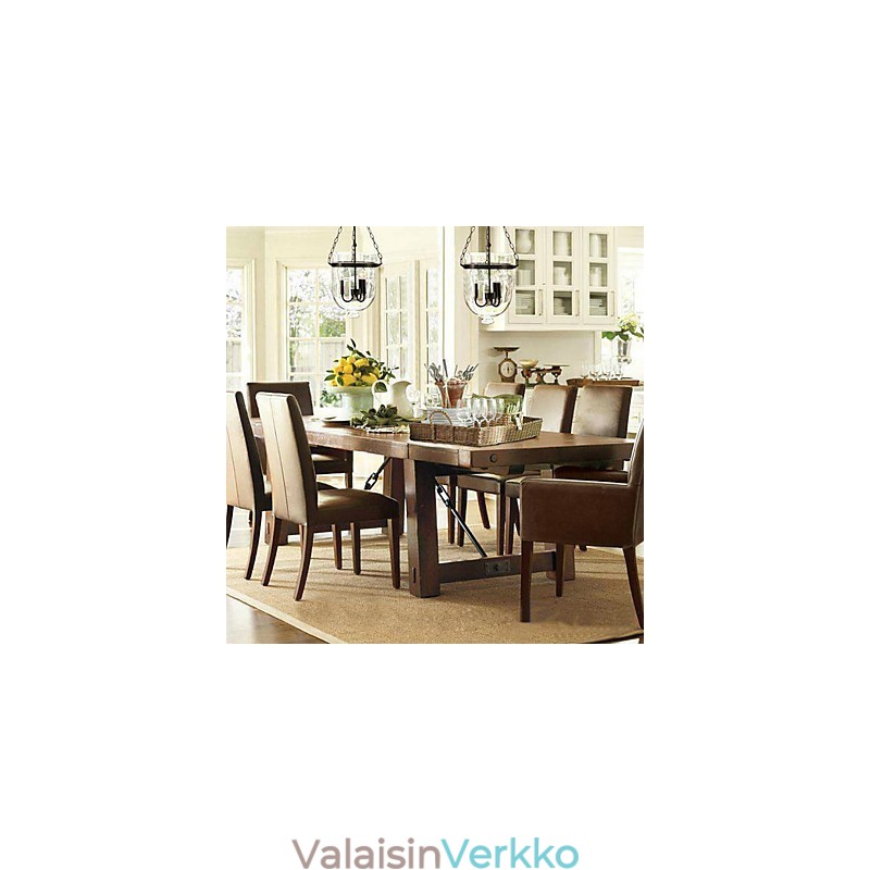 Perinteinen klassinen vintage minityylinen galvanoitu kattokruunu