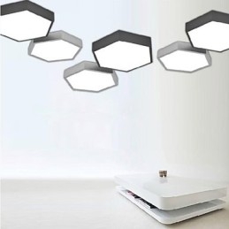 Absorboi Dome Light kuusikulmainen geometrinen valolamppu