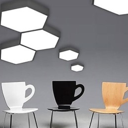 Absorboi Dome Light kuusikulmainen geometrinen valolamppu