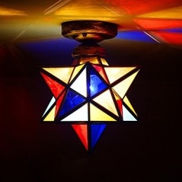 Taiteellinen yksilöllisyys Creative Porch Modern Stars absorboivat kupuvalolamppua