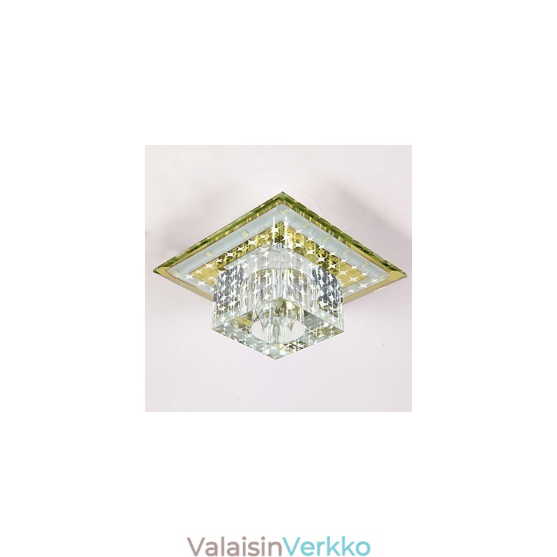Crystal Kattovalaisin Spotlight SMD 3W Creative Lamp Tube Light Värikäs Väri Dome Light