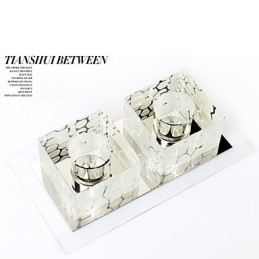 27 * 15 * 5 cm kristallikatottolampun kohdevalo SMD 6W Creative lamppuputkivalo värikäs värillinen kupuvalo