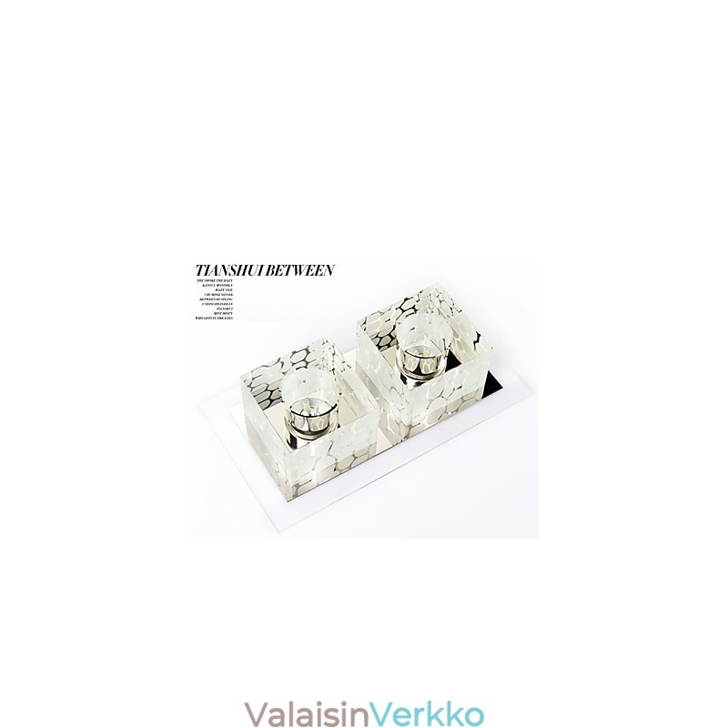27 * 15 * 5 cm kristallikatottolampun kohdevalo SMD 6W Creative lamppuputkivalo värikäs värillinen kupuvalo