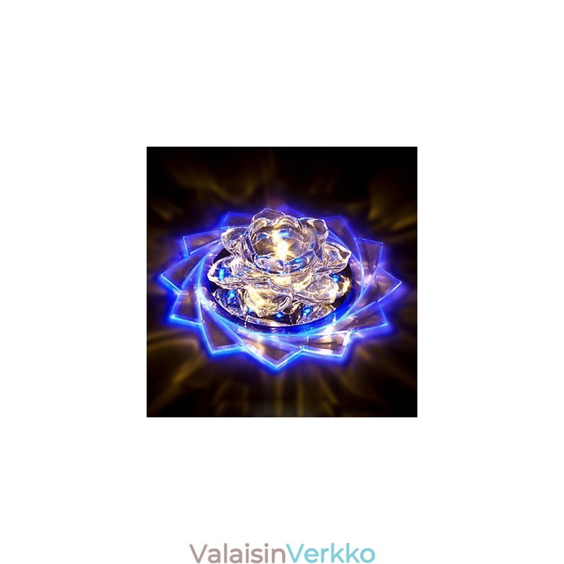 20*8,5cm minikristallikattovalaisin kohdevalo 3W Creative lamppuputkivalo värikäs värillinen neliön kupuvalo