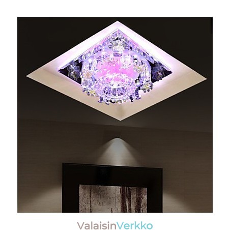 Neliönmuotoinen isorokkolamppu Light Crystal Light Creatives Dome Light -putkilamppuvalo Neliönmuotoinen isorokkolamppu Light Crystal Light Creatives Dome Light -putkilamppuvalo