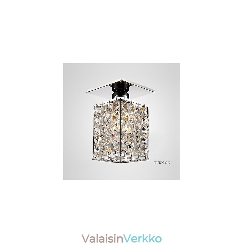 Moderni nykyaikainen kristalli galvanoitu metalli uppoteline