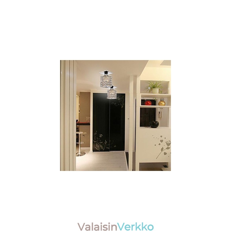 Moderni nykyaikainen kristalli galvanoitu metalli uppoteline