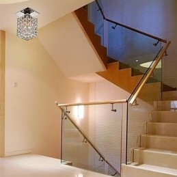 Moderni nykyaikainen kristalli galvanoitu metalli uppoteline