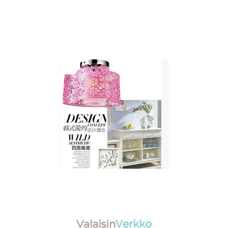 Nykyaikainen ja tiivistetty yksipäällinen lamppu, joka vaimentaa kupuvaloa