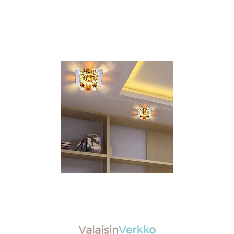12*4,5 cm:n kristallilamppu Smd CreativeTube -kohdevalo absorboi kupuvaloa