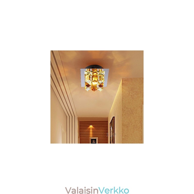 12*4,5 cm:n kristallilamppu Smd CreativeTube -kohdevalo absorboi kupuvaloa