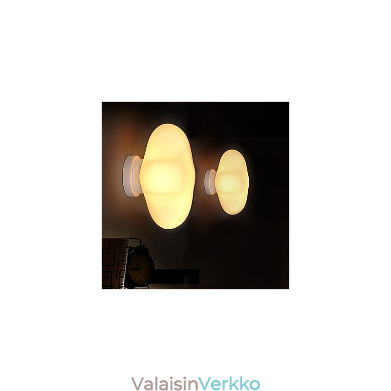 22 * 22 cm nykyaikainen ja supistettu yksipäällinen Lucky Grass lasikupuvalo