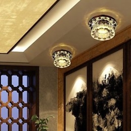 Moderni Contemporary Crystal Muut Crystal Flush Mount