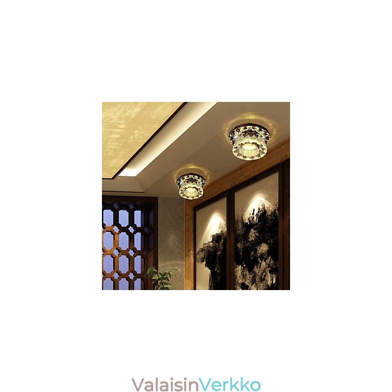 Moderni Contemporary Crystal Muut Crystal Flush Mount