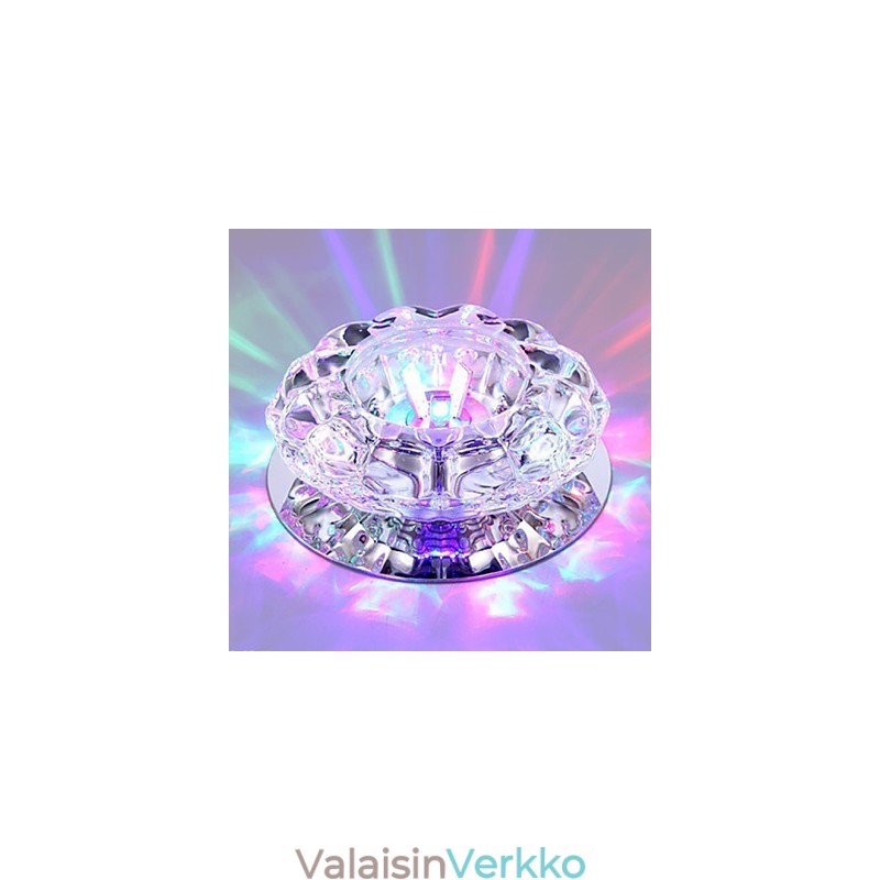 Crystal Ceiling Lamp Spotlight SMD 3W Creative Lamp imee kupuvaloa