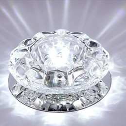 Crystal Ceiling Lamp Spotlight SMD 3W Creative Lamp imee kupuvaloa