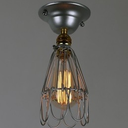 Country Style Mini Lamp 1 Light Painting Processing hopea