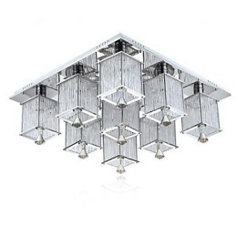 Moderni nykyaikainen Crystal Chrome -tasoteline
