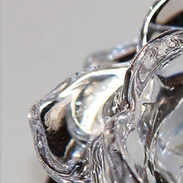 Moderni nykyaikainen kristalli mini-tyylinen sähköpinnoitettu metalli uppoteline