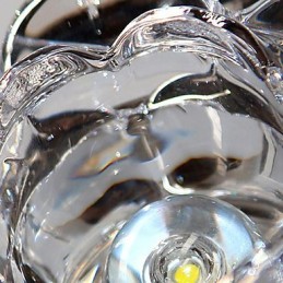 Moderni nykyaikainen kristalli mini-tyylinen sähköpinnoitettu metalli uppoteline