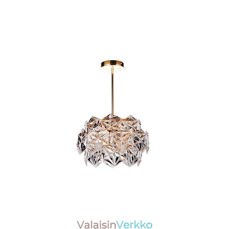 Moderni Contemporary Crystal Muut Crystal Kattokruunu Riipus Valaisin Uppoasennus