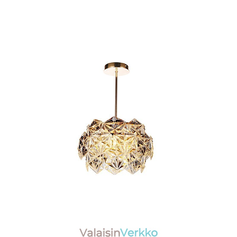 Moderni Contemporary Crystal Muut Crystal Kattokruunu Riipus Valaisin Uppoasennus