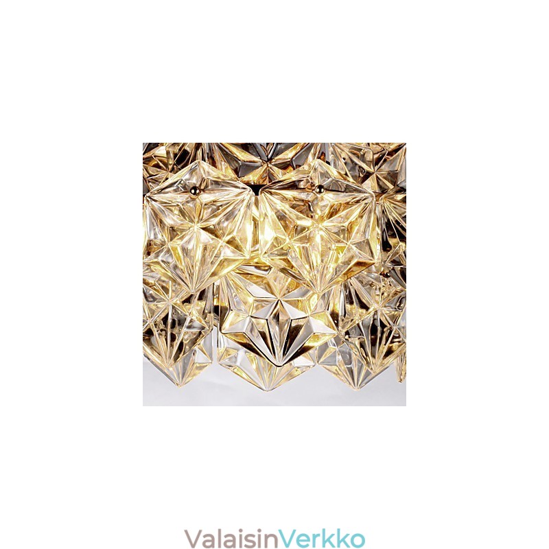 Moderni Contemporary Crystal Muut Crystal Kattokruunu Riipus Valaisin Uppoasennus