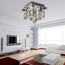 Moderni nykyaikainen Crystal Chrome -tasoteline