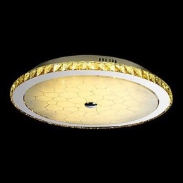 Moderni nykyaikainen Crystal Metal Flush Mount