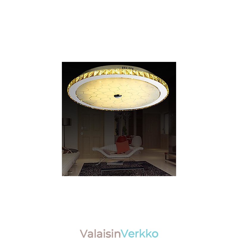 Moderni nykyaikainen Crystal Metal Flush Mount