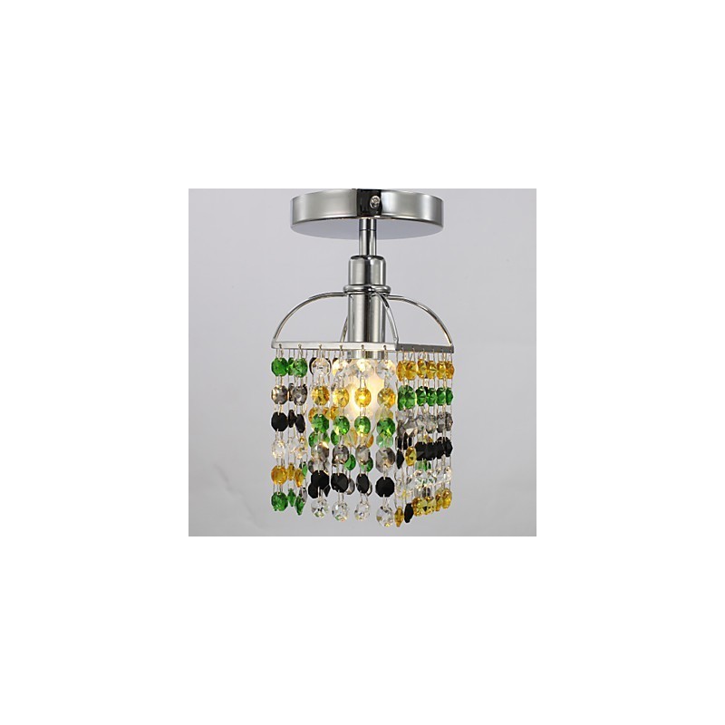 Moderni nykyaikainen kristalli galvanoitu metalli uppoteline