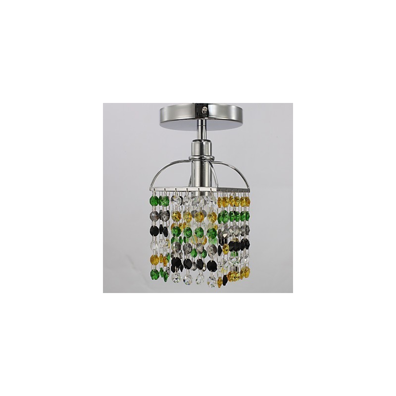 Moderni nykyaikainen kristalli galvanoitu metalli uppoteline