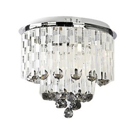 Crystal Semi Flush Mount 8 valolla