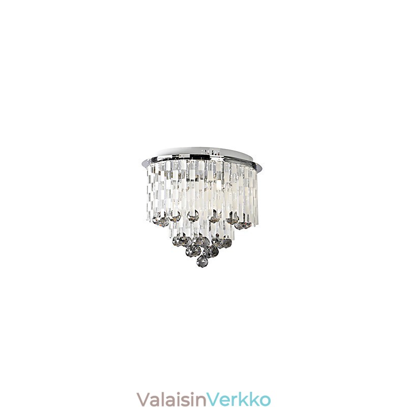 Crystal Semi Flush Mount 8 valolla