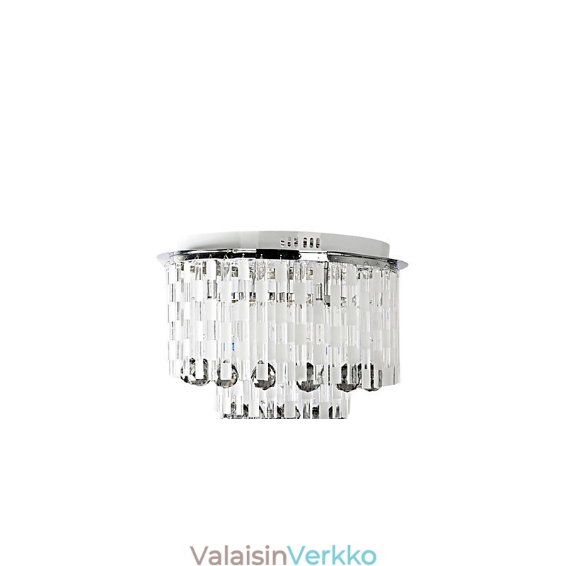 Crystal Semi Flush Mount 8 valolla